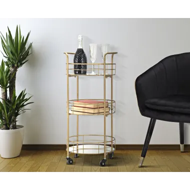 Wózek GLAM Okrągły 38X77,5 cm